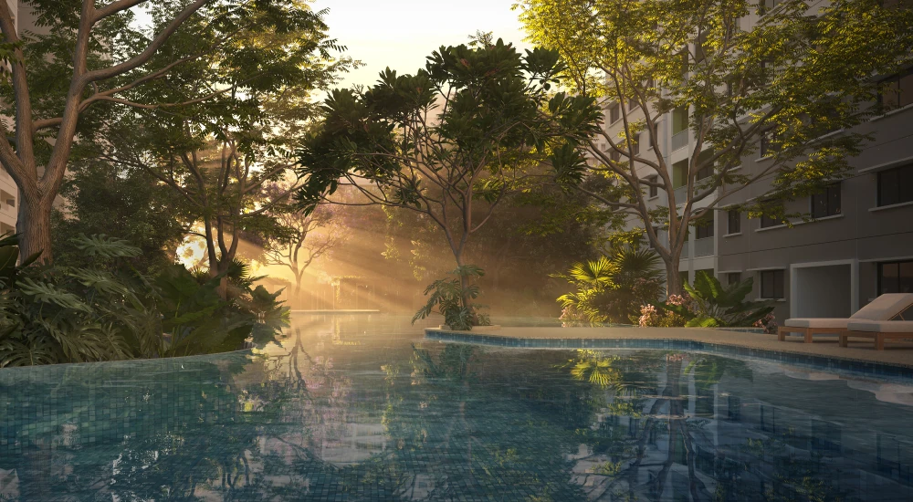 Swimming Pool & Leisure Spaces - Sobha Ayana Bangalore