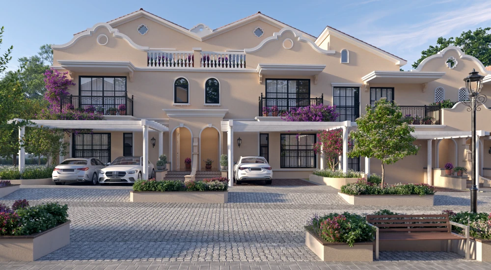 Tree-Lined Avenue & Entry Plaza - Sobha Galera Bangalore