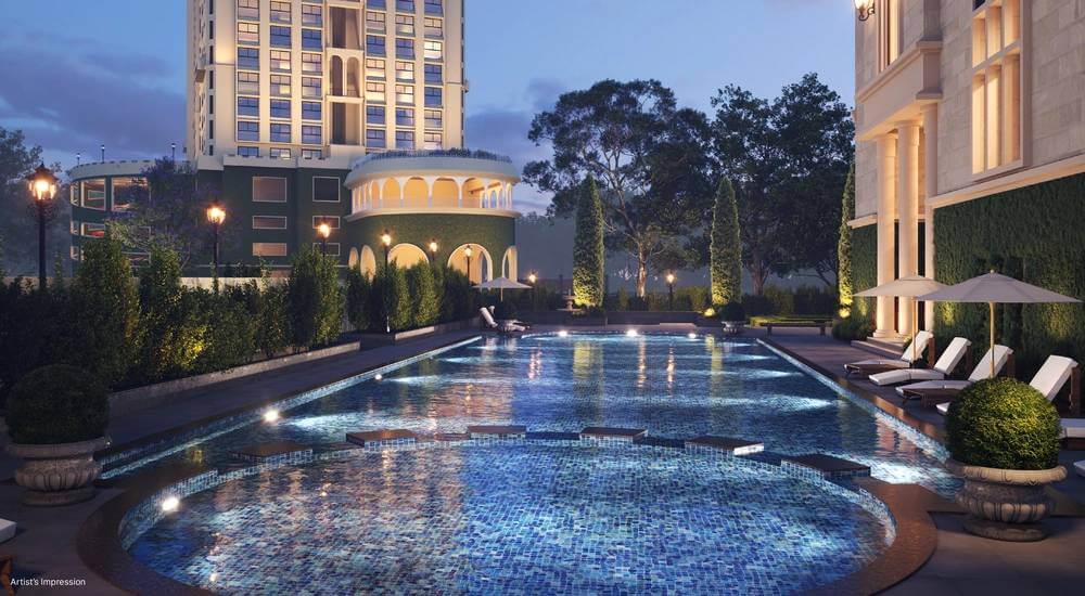 3 BHK Luxury Living Room - Sobha Royal Crest Bangalore