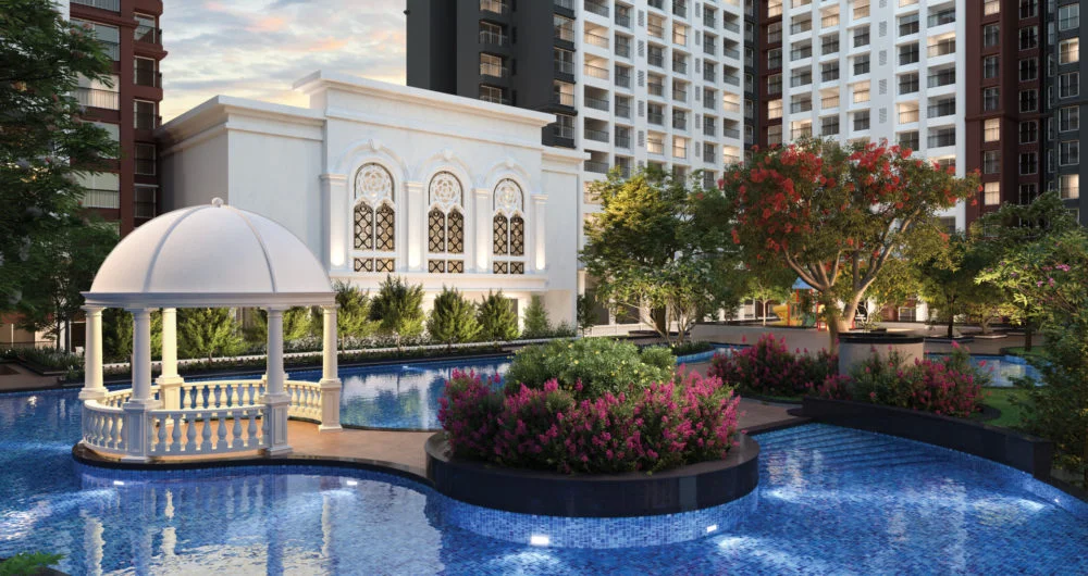 Sobha Windsor English-Themed Elevation - Sobha Windsor Whitefield Bangalore